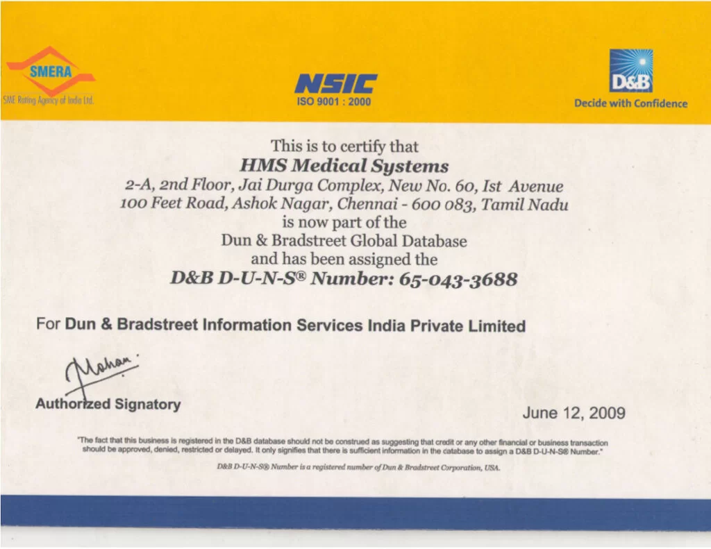NSIC Certificate NSIC Certificate